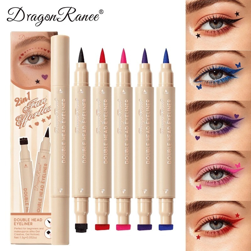 Eyeliner a Doppia Punta Colora - Waterproof Liquid Eyeliner Pen recensione e prezzo
