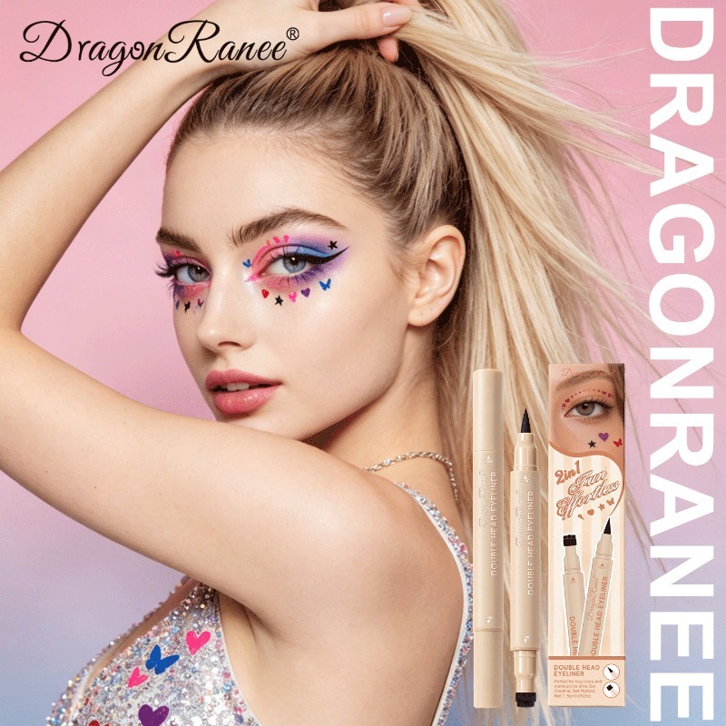 Eyeliner a Doppia Punta Colora - Waterproof Liquid Eyeliner Pen recensione e prezzo