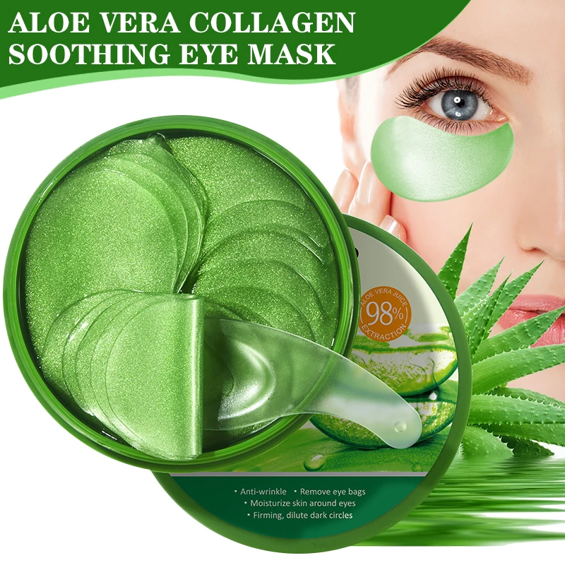 60 pz Aloe Vera Collagene Masc - Collagen Under Eye Patches recensione e prezzo