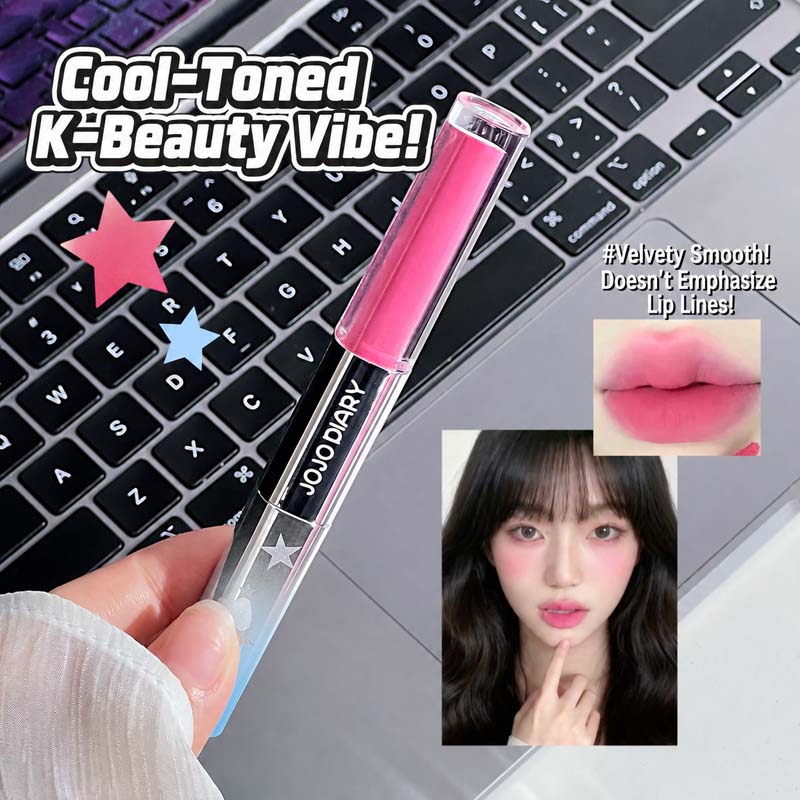 JOJO DIARY Lucidalabbra a Dopp - Matte Velvet Lip Tint Long Lasting recensione e prezzo